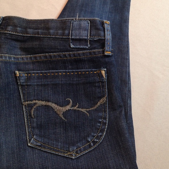 GOLD SIGN STRAIGHT JEANS STRETCH CONFY MADE IN USA - Picture 1 of 4